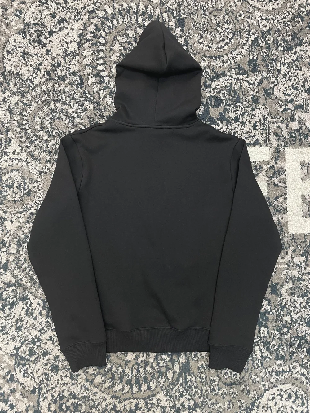 디올 릴렉스 핏 브랙 코튼 후드