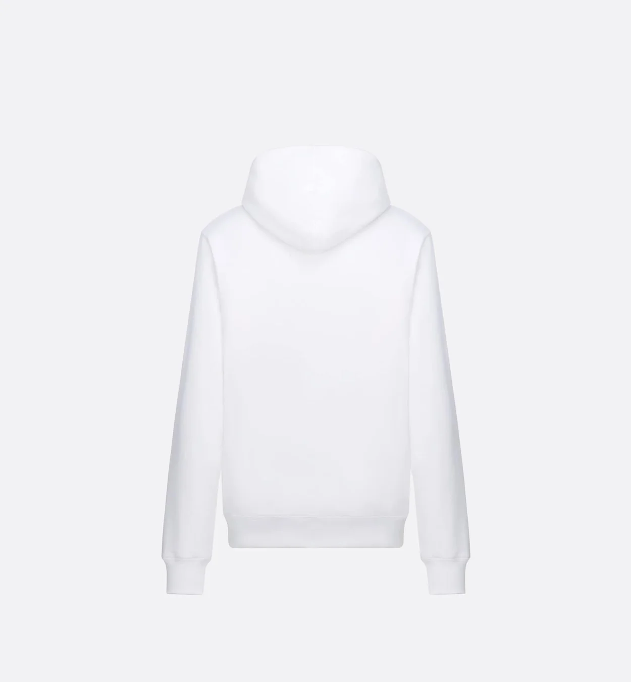 디올 릴렉스 핏 화이트 코튼 후드