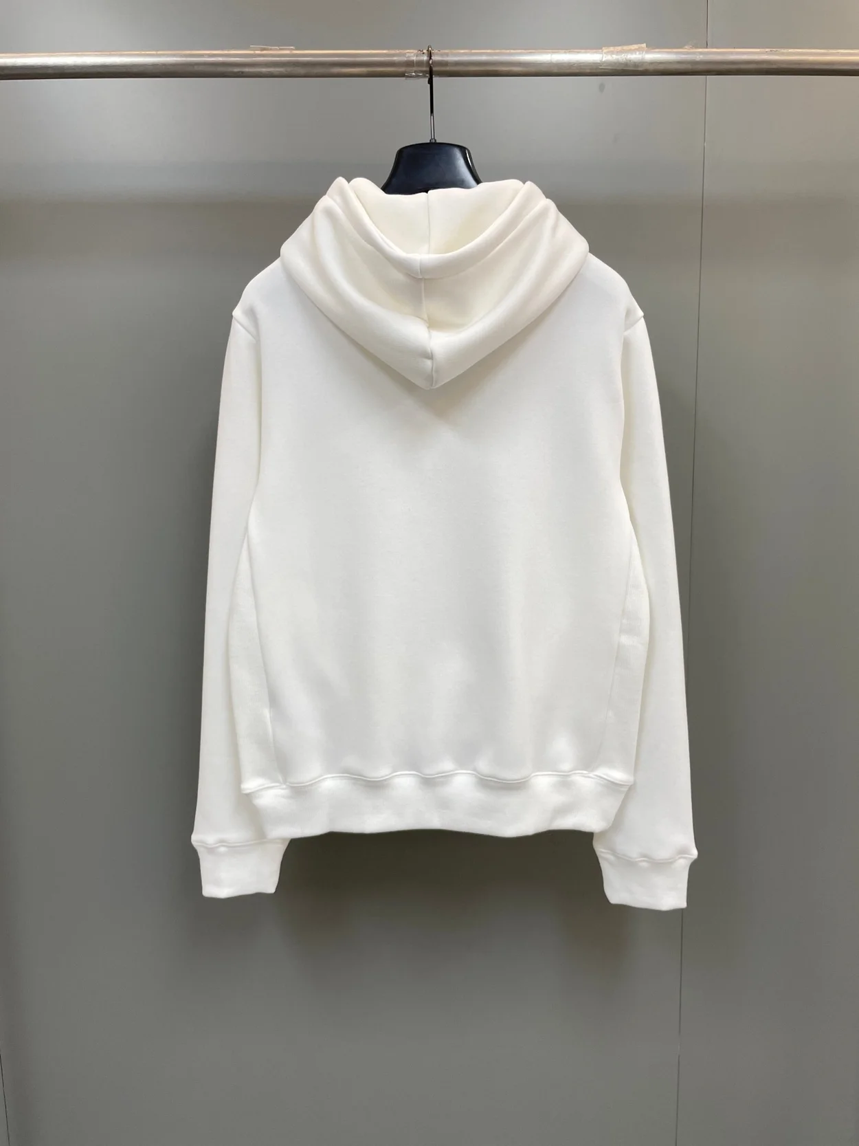 디올 릴렉스 핏 화이트 코튼 후드