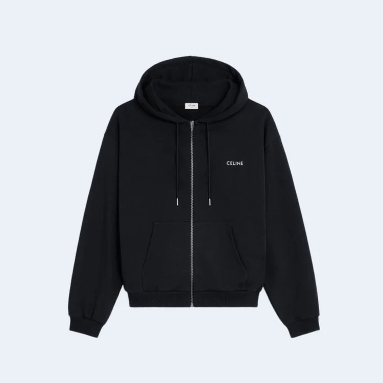 셀린느 미니 트리옹프 프린트 저지 후드