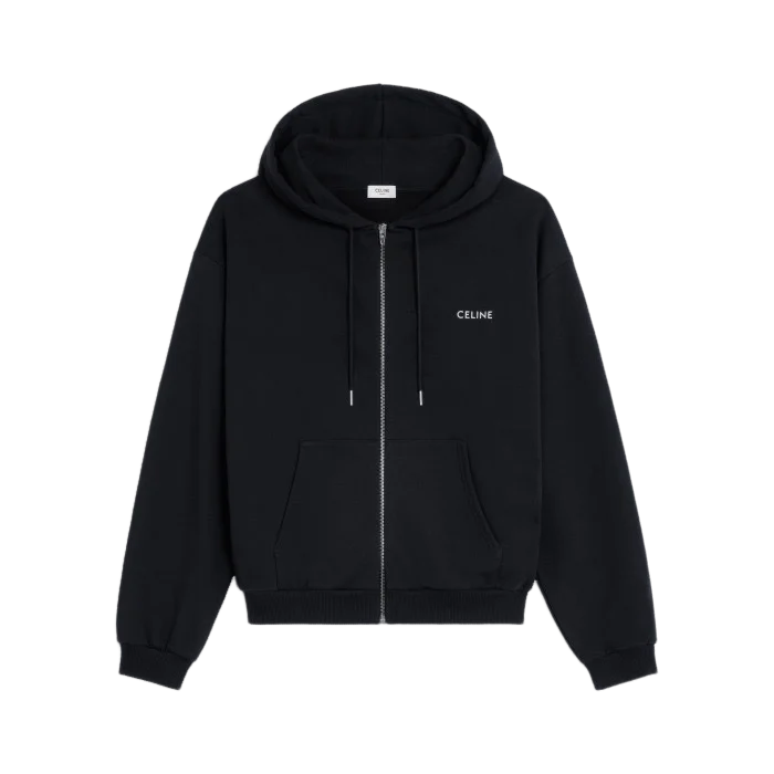 셀린느 미니 트리옹프 프린트 저지 후드