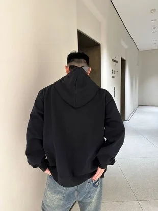 셀린느 미니 트리옹프 프린트 저지 후드