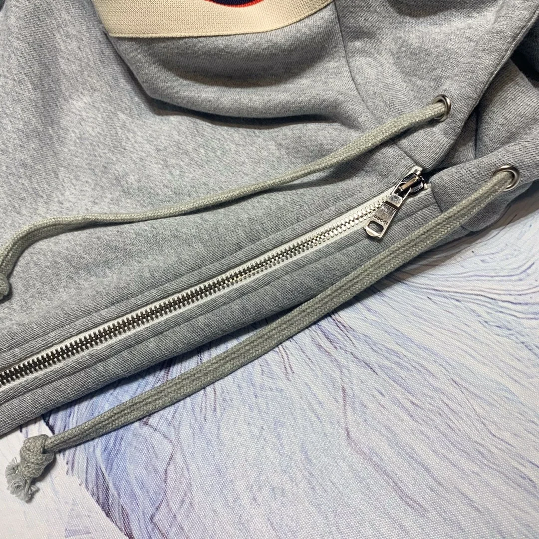 구찌 스트라이프 스웻 후드 자켓