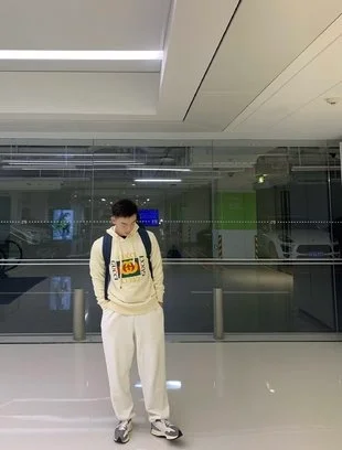 구찌 빈티지 로고 코튼 후드