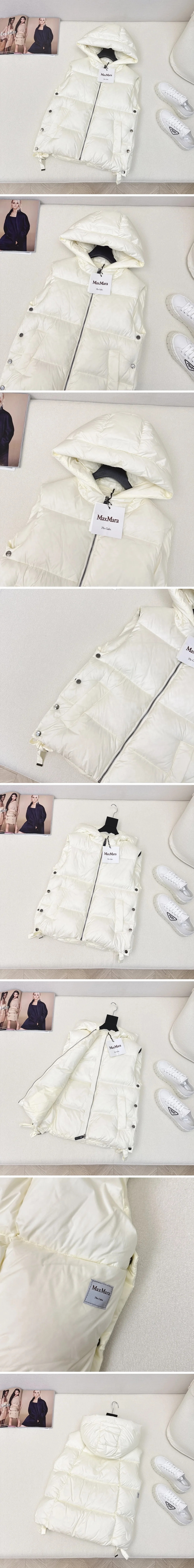 막스마라 쇼트 다운 베스트 재킷