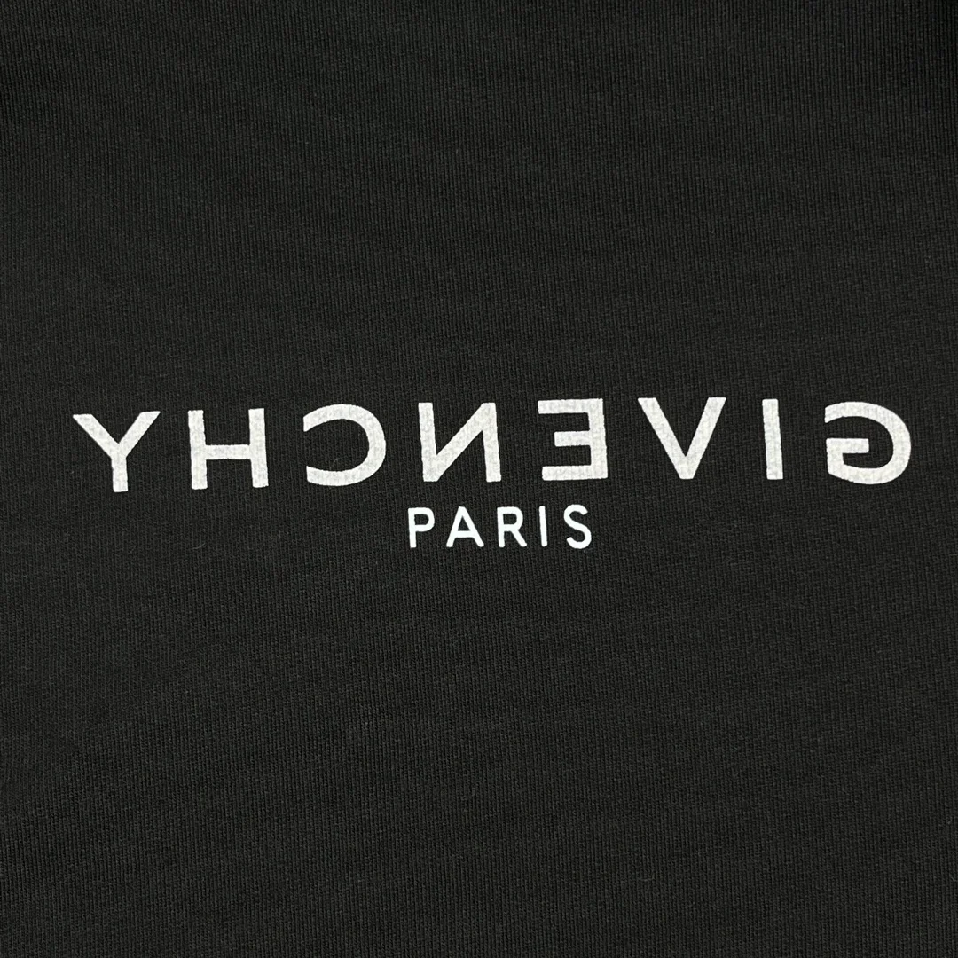 지방시 슬림핏 펠파 프린트 후드