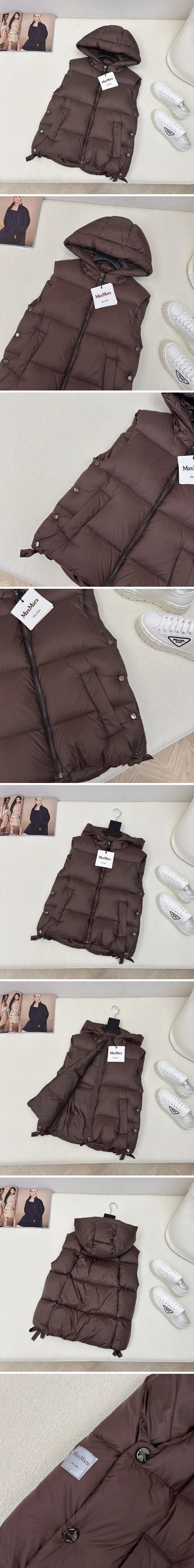 막스마라 쇼트 다운 베스트 재킷