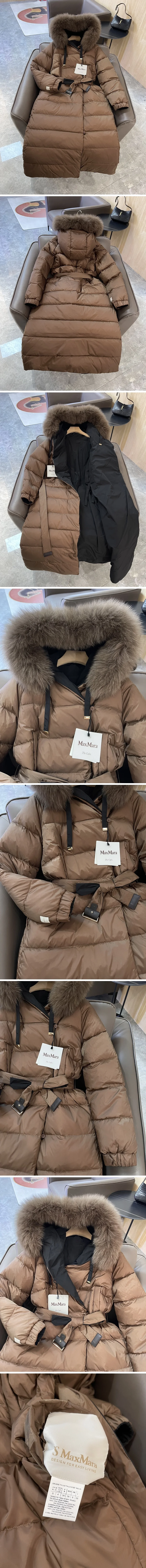 막스마라  다운 롱패딩 재킷