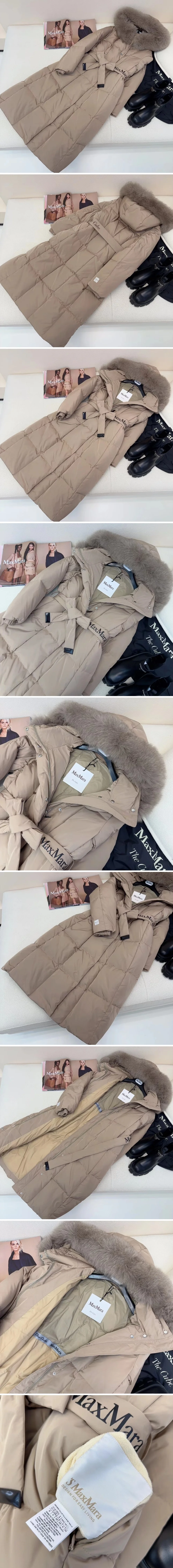 막스마라 다운 롱패딩 재킷