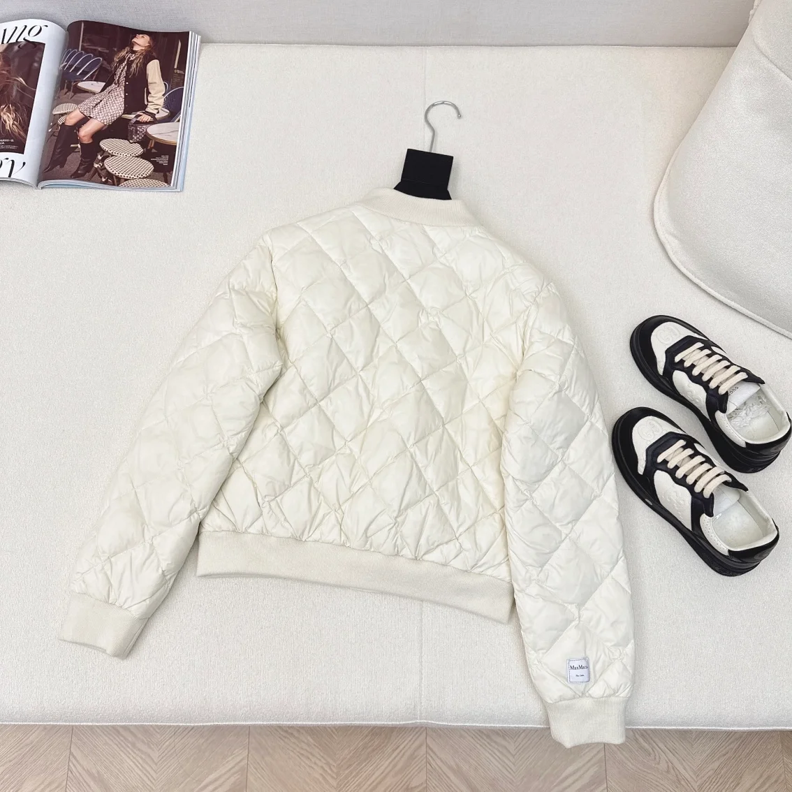 막스마라 비소프트 리버시블 패딩 자켓