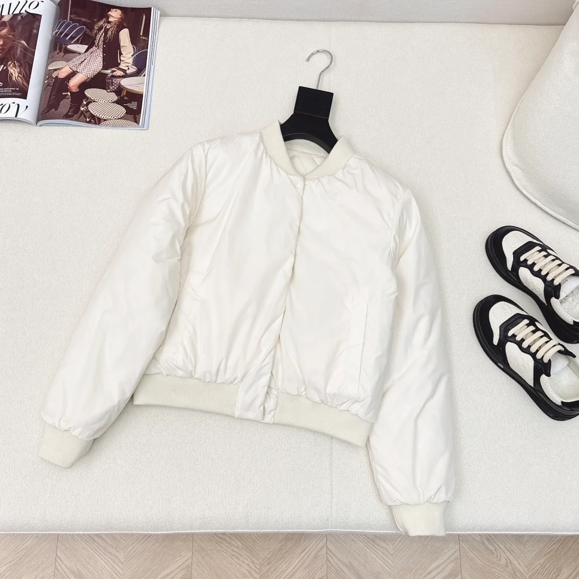 막스마라 비소프트 리버시블 패딩 자켓