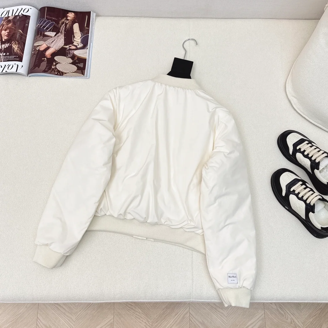 막스마라 비소프트 리버시블 패딩 자켓