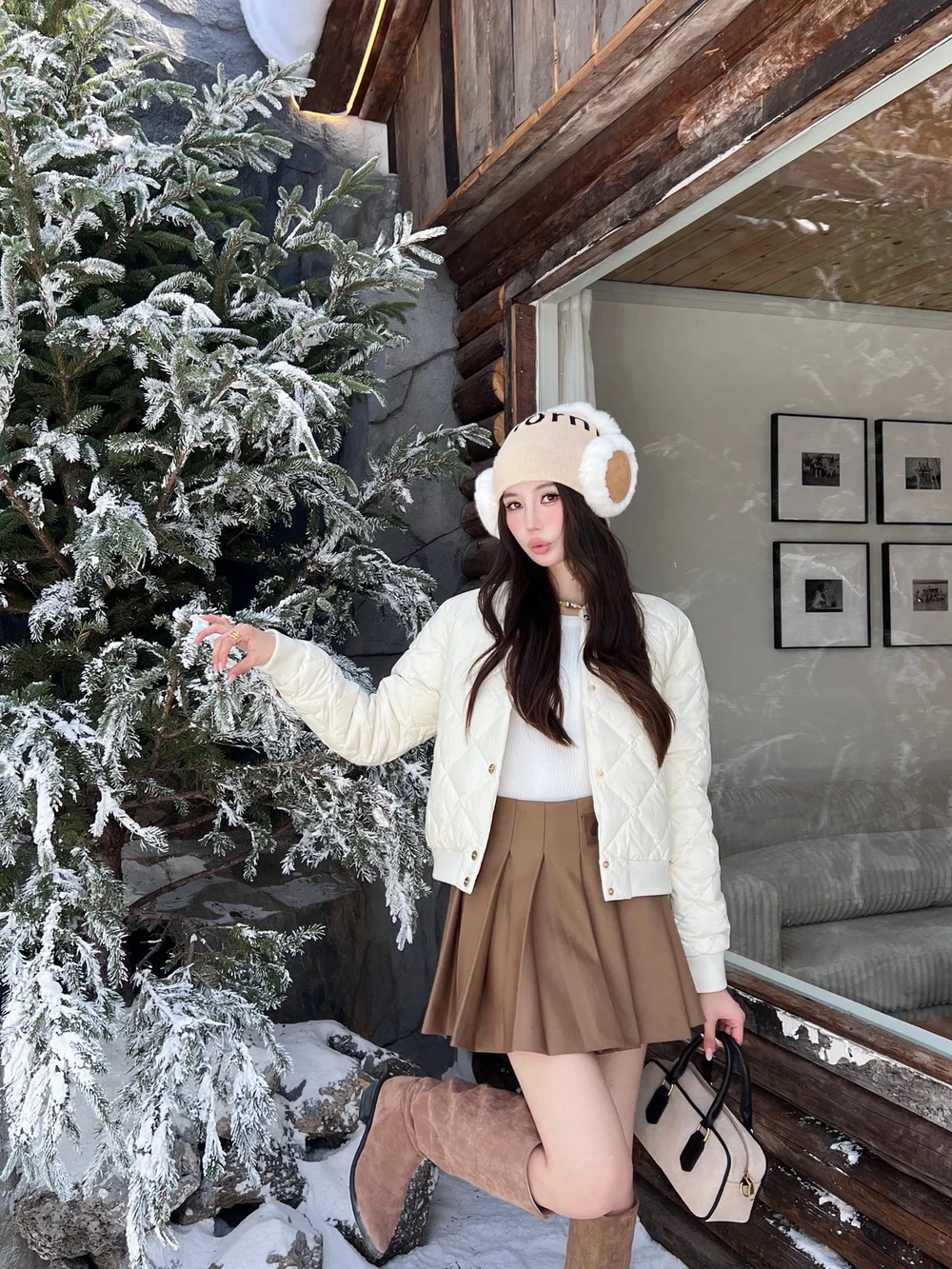 막스마라 비소프트 리버시블 패딩 자켓