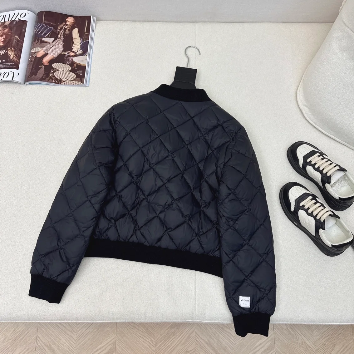 막스마라 비소프트 리버시블 패딩 자켓