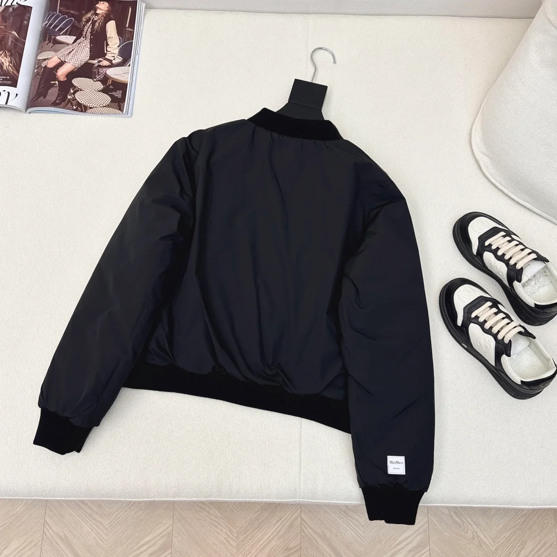 막스마라 비소프트 리버시블 패딩 자켓