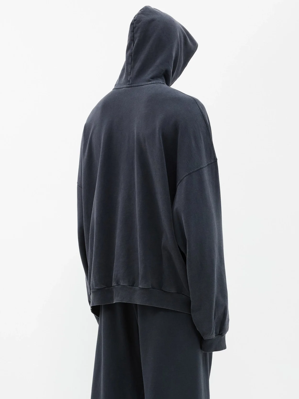 발렌시아가 엠브로이드 코튼 후드