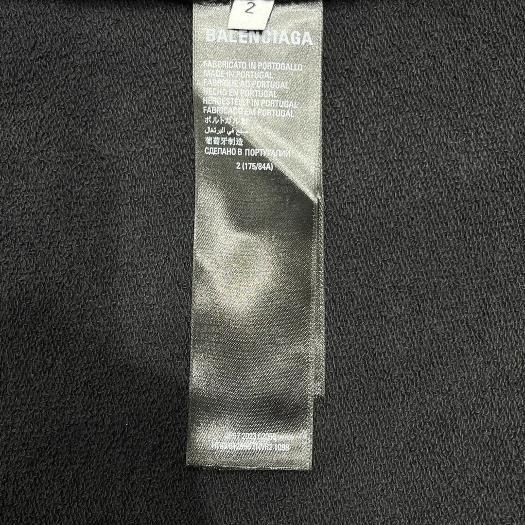 발렌시아가 엠브로이드 코튼 후드