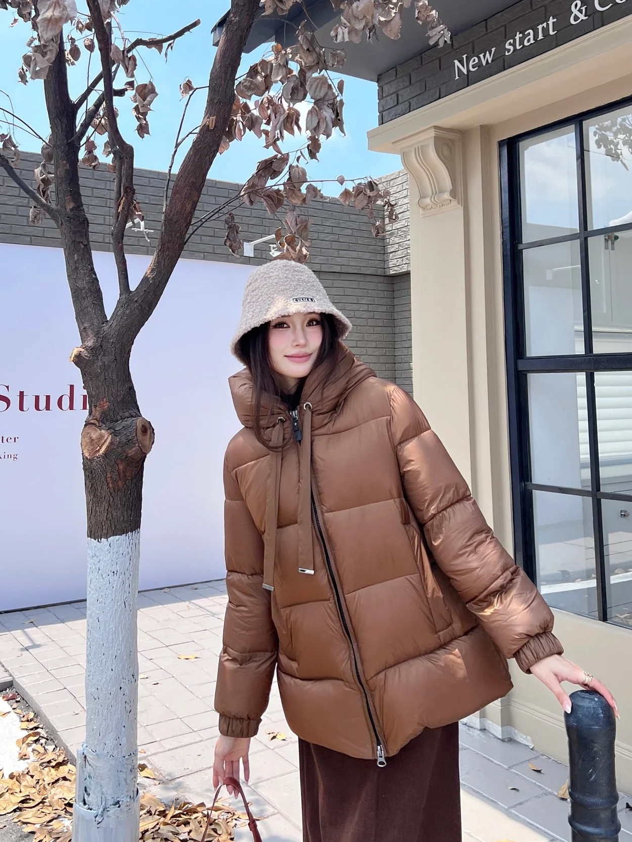 막스마라 쇼트 다운 재킷