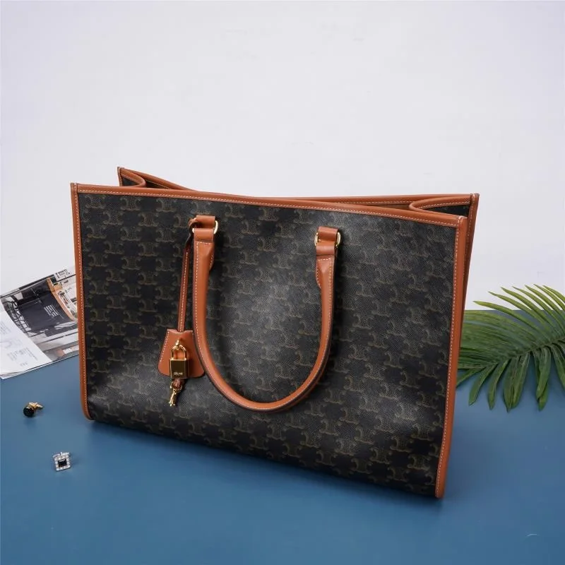 셀린느 호리존탈 카바스 토트백 탠