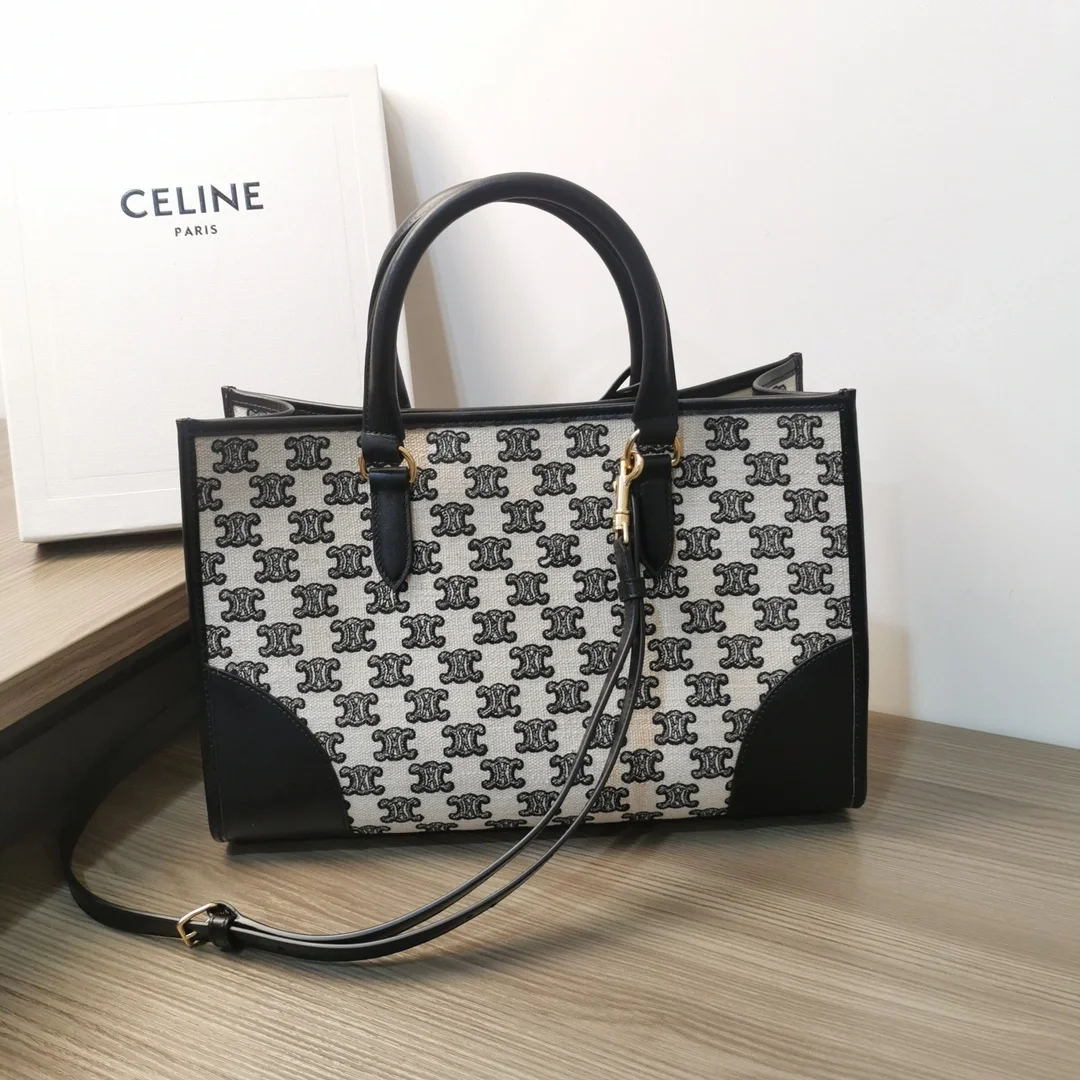 셀린느 미니 호리존탈 카바스백 블랙