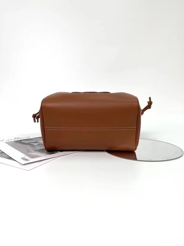 셀린느 드로우스트링 카바스 스몰 백 브라운