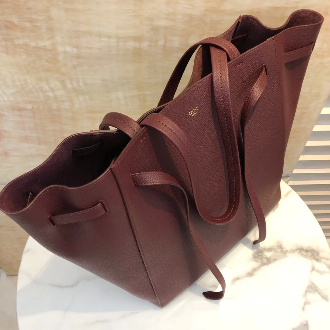 셀린느 스몰 카바스 팬텀 백 와인