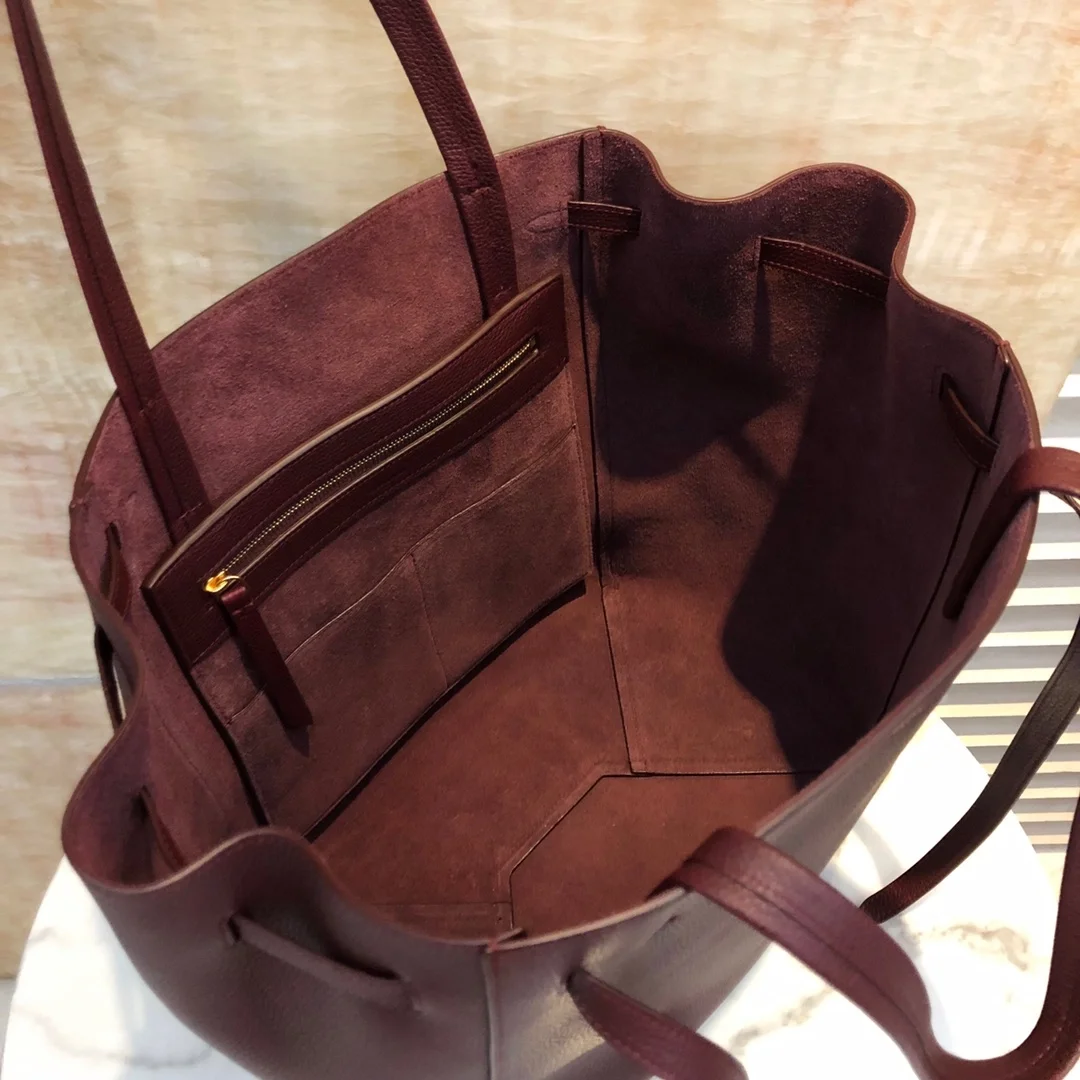 셀린느 스몰 카바스 팬텀 백 와인