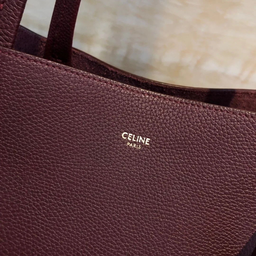 셀린느 스몰 카바스 팬텀 백 와인