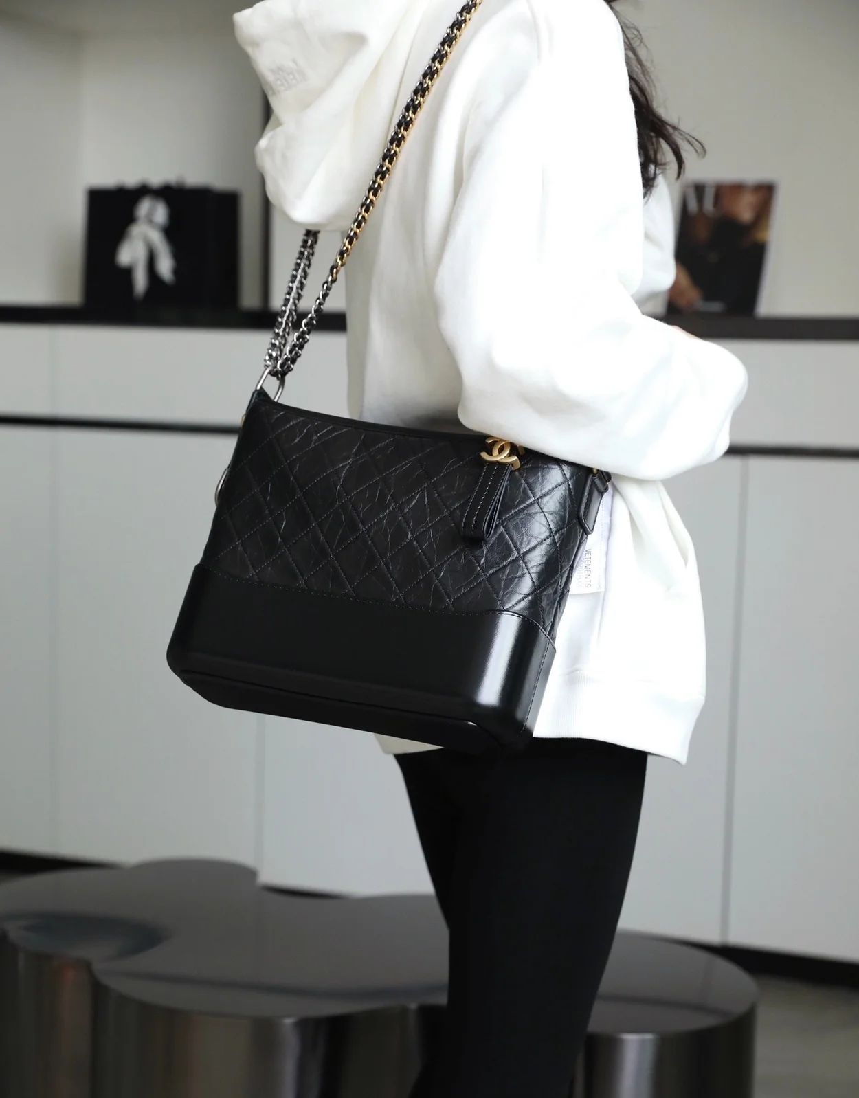 샤넬 가브리엘 호보백 라지