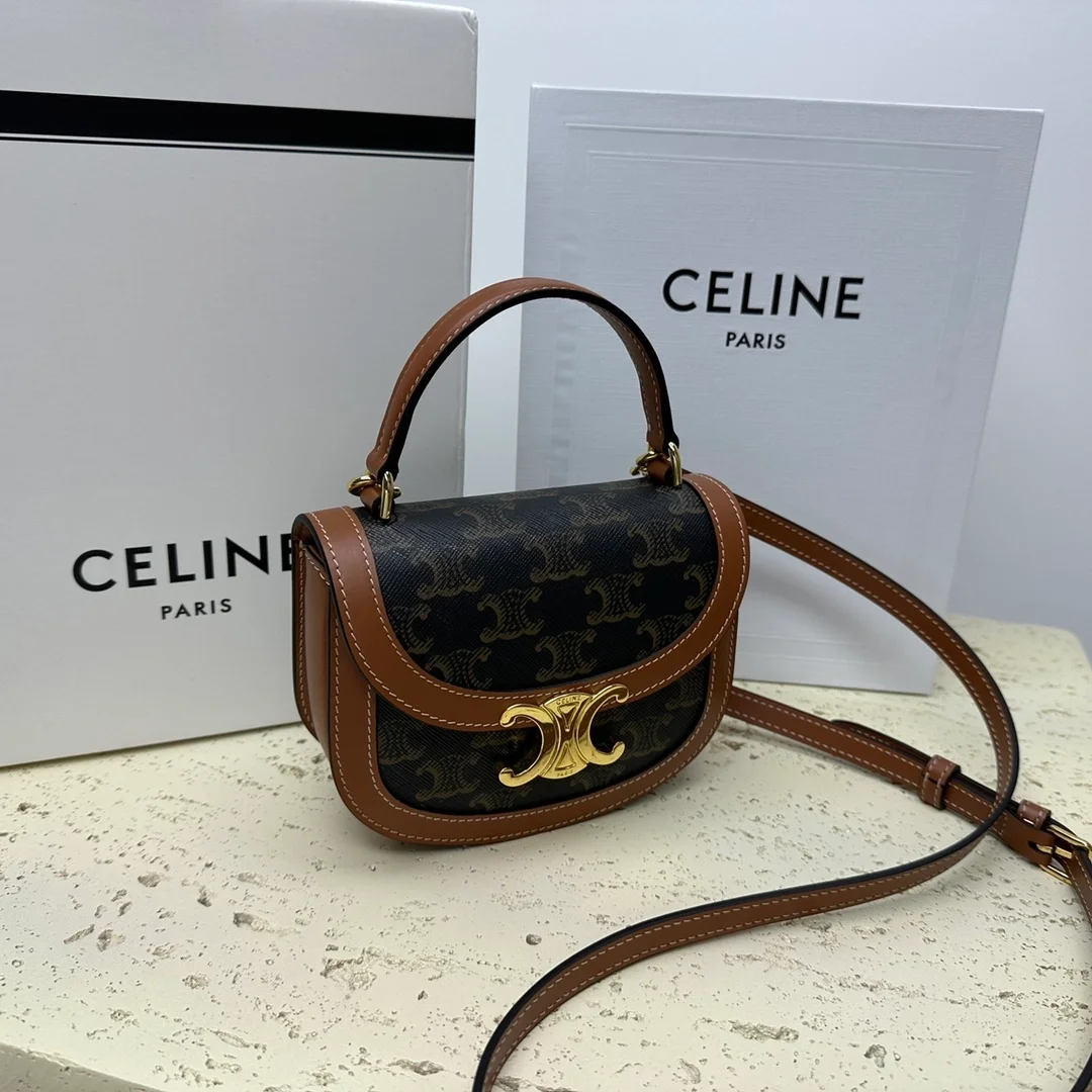 셀린느 미니 클레아 베사체 트리옹프 백 탠