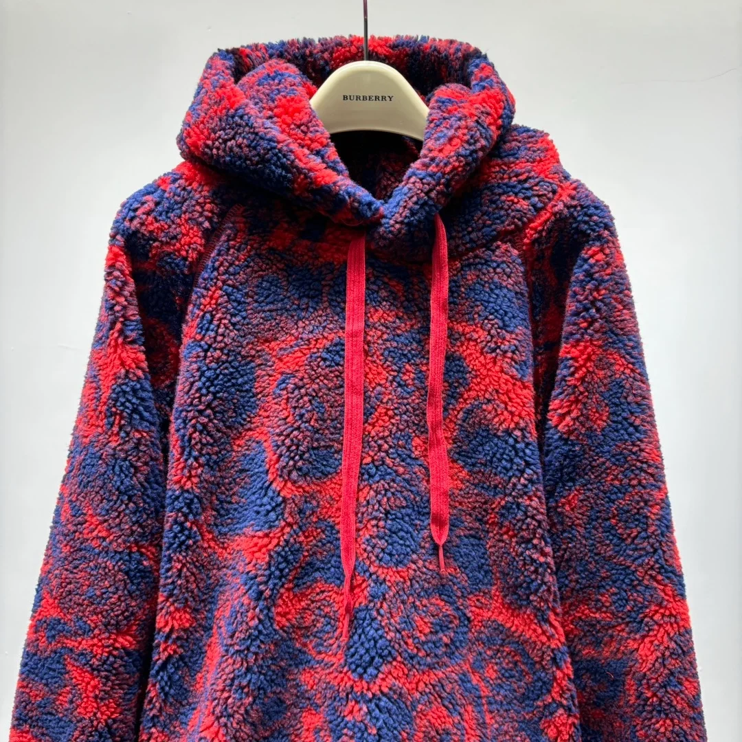 루이비통 로즈 프린트 플리스 후드