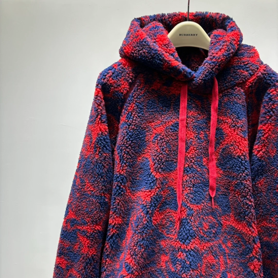 루이비통 로즈 프린트 플리스 후드