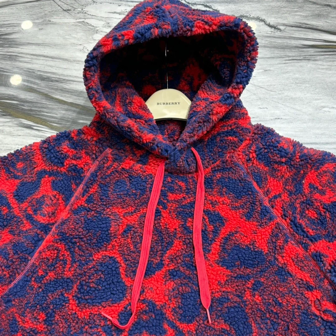 루이비통 로즈 프린트 플리스 후드