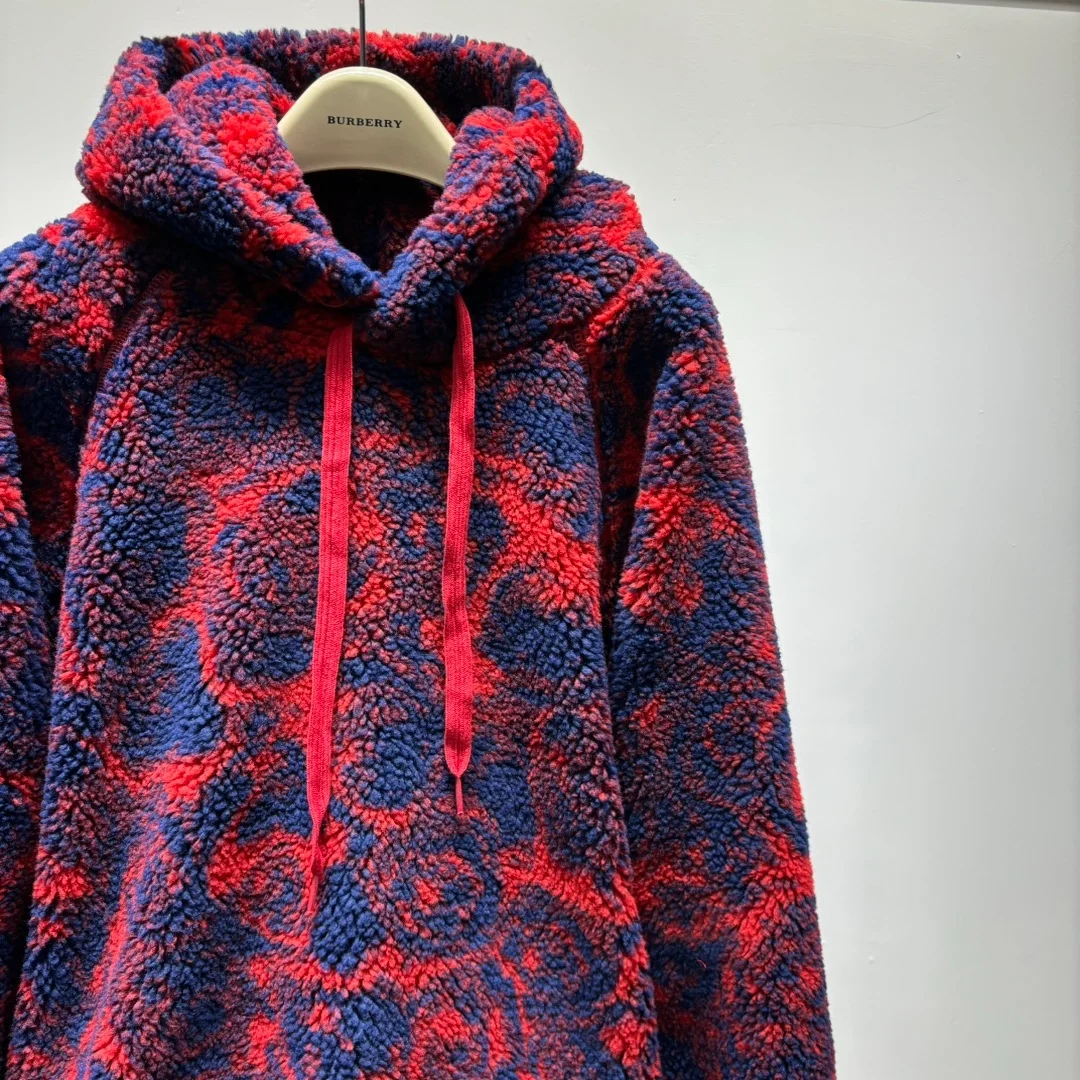 루이비통 로즈 프린트 플리스 후드