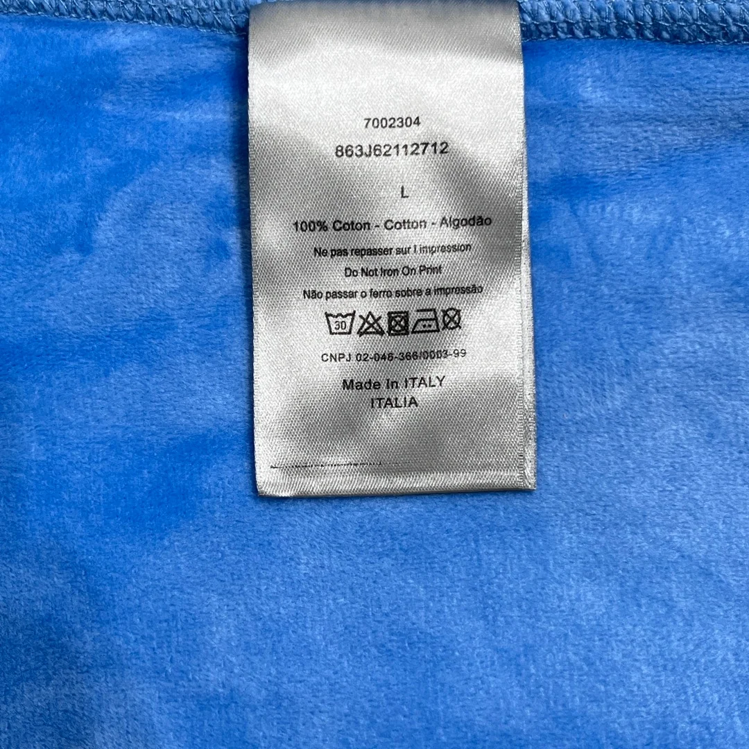 디올 오블리크 후드 블루