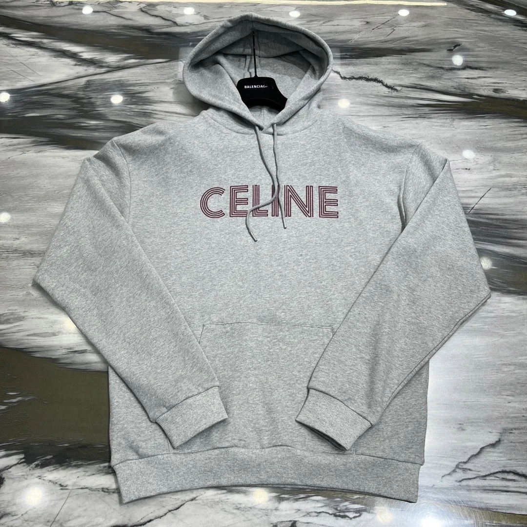 셀린느 코튼 플리스 루즈 후드