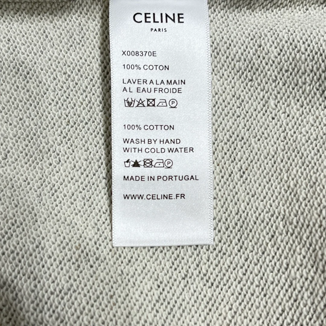 셀린느 코튼 플리스 루즈 후드