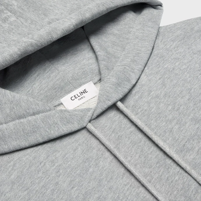 셀린느 코튼 플리스 루즈 후드