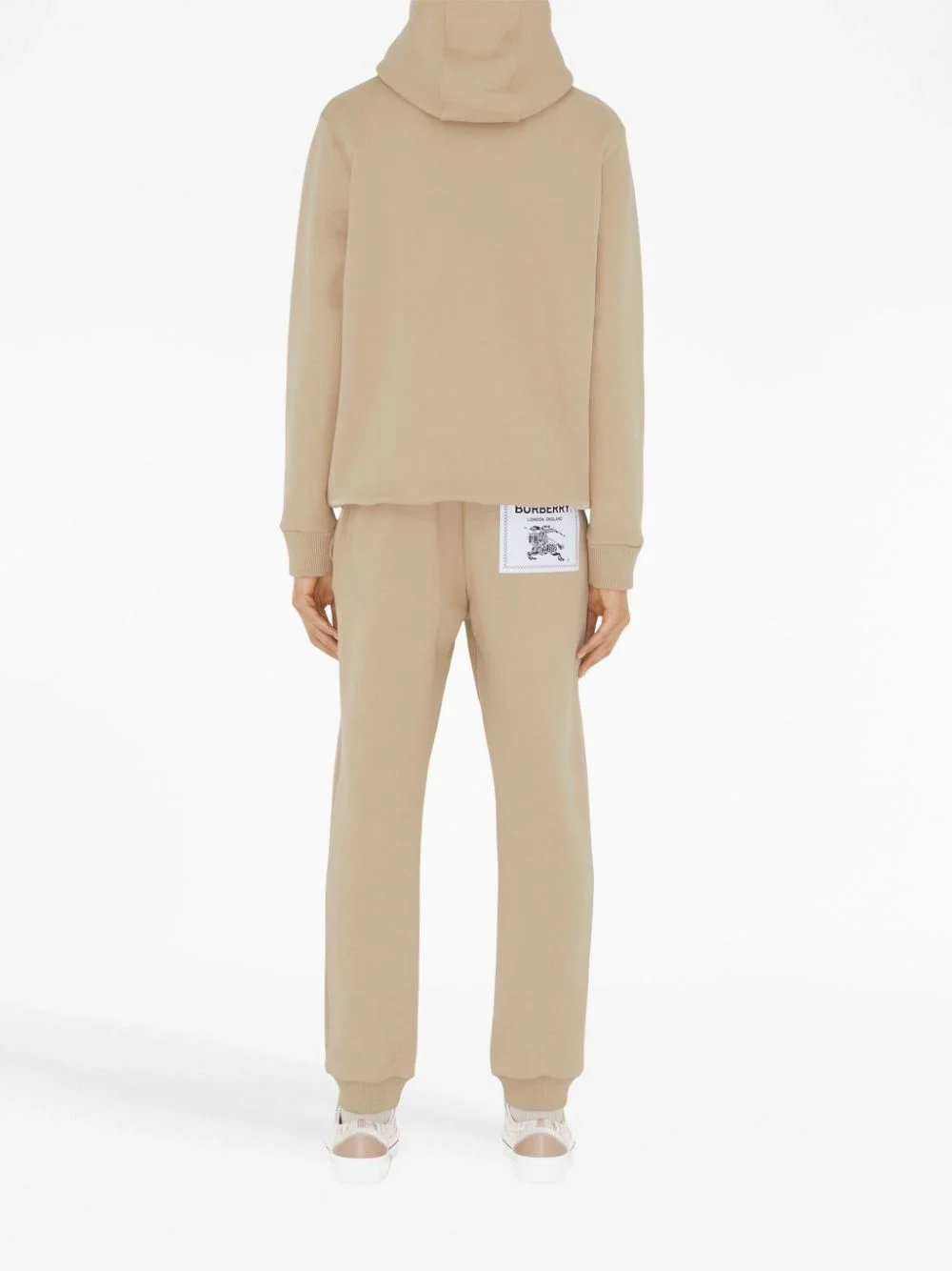 버버리 프로섬 라벨 코튼 후드 베이지