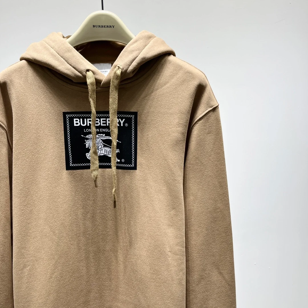 버버리 프로섬 라벨 코튼 후드 베이지