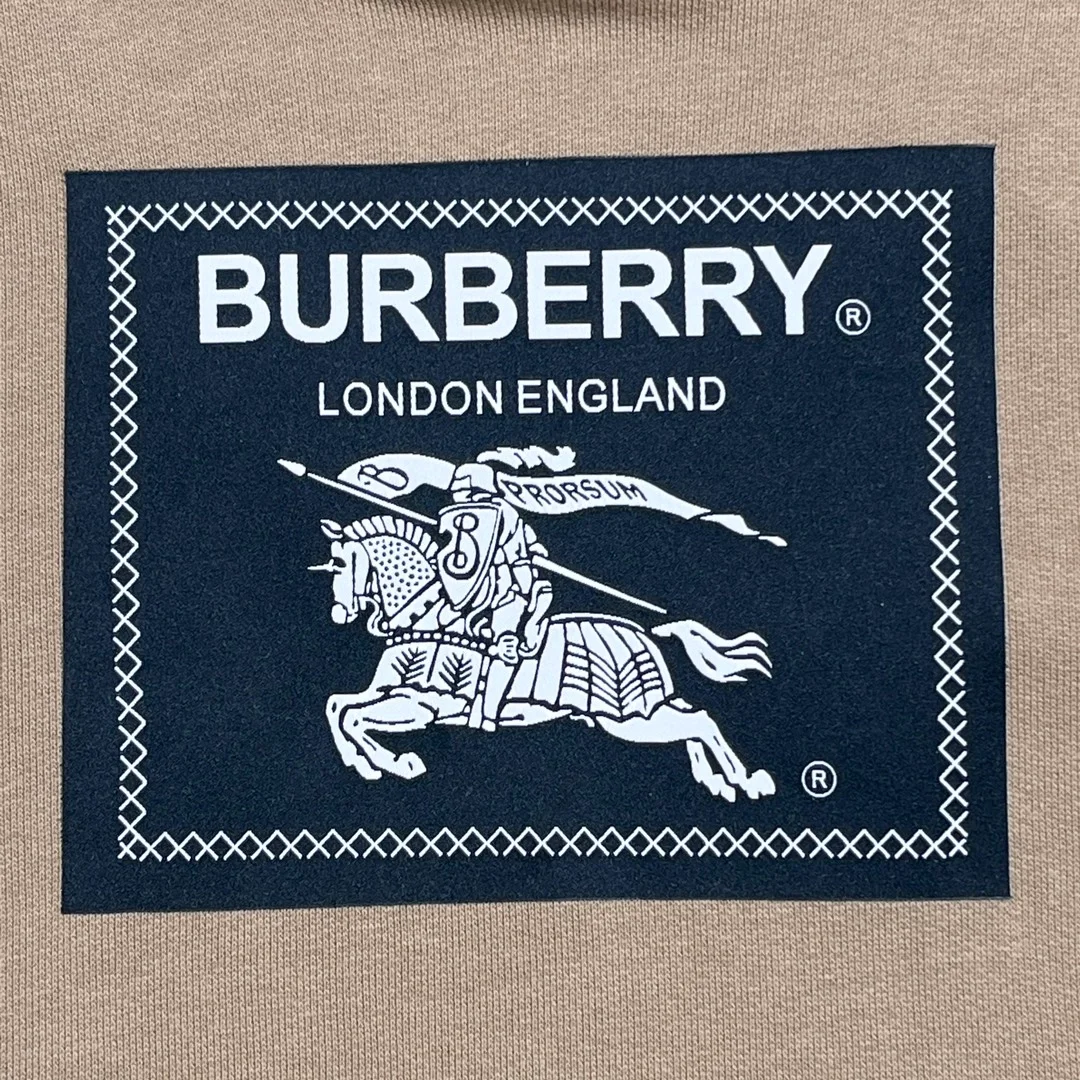 버버리 프로섬 라벨 코튼 후드 베이지