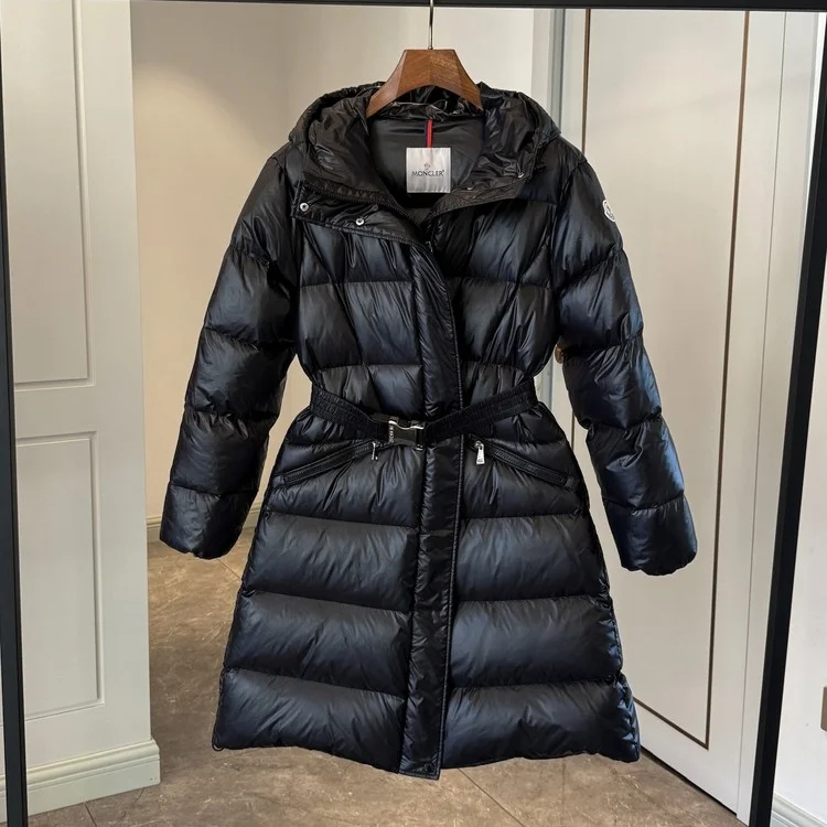 몽클레어 벨뷰 롱패딩 블랙