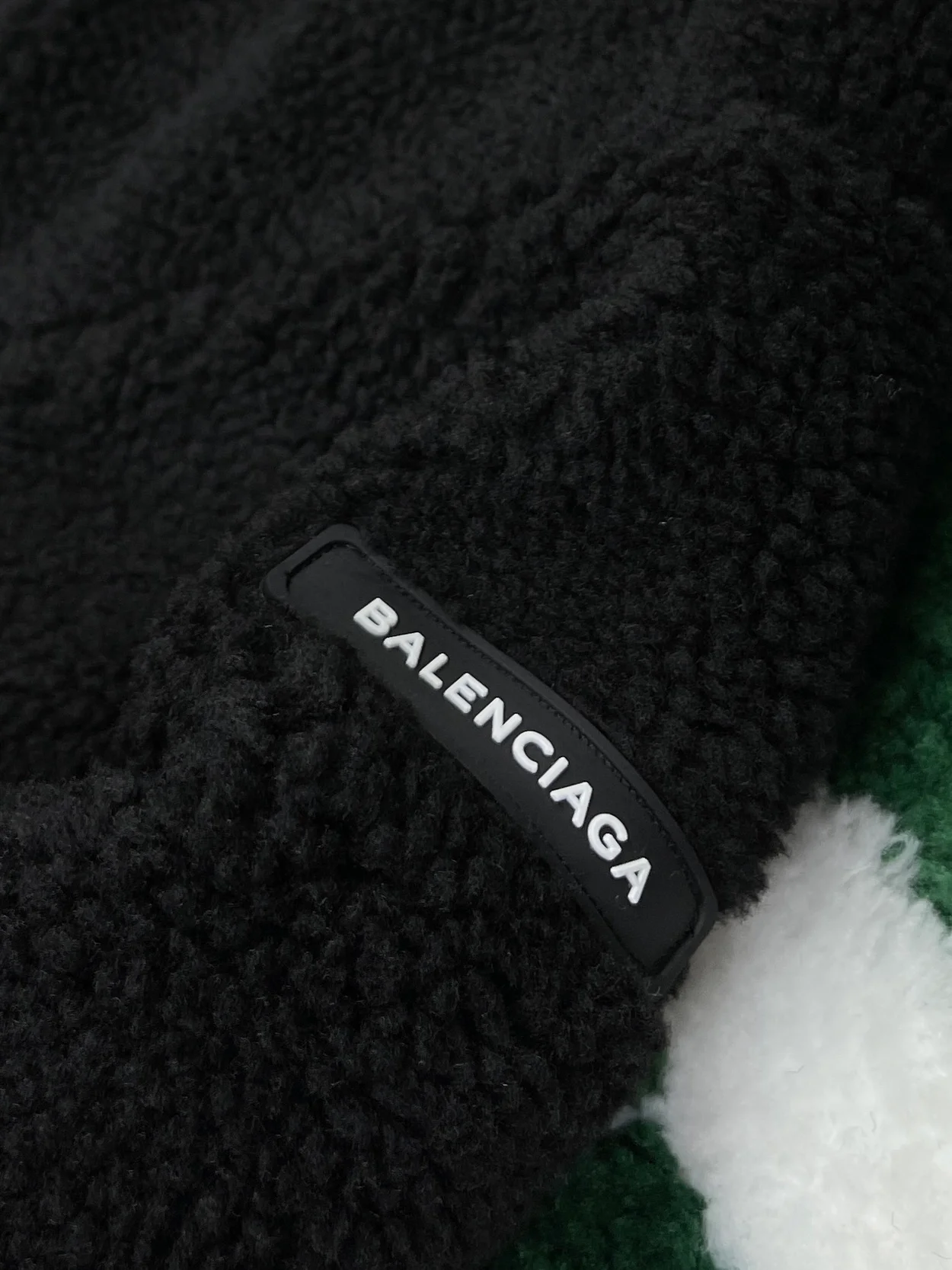 발렌시아가 플리스 후드 집업