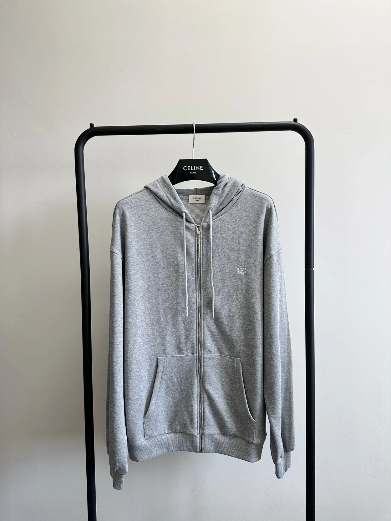 셀린느 트리옹프 코튼 후드 집업