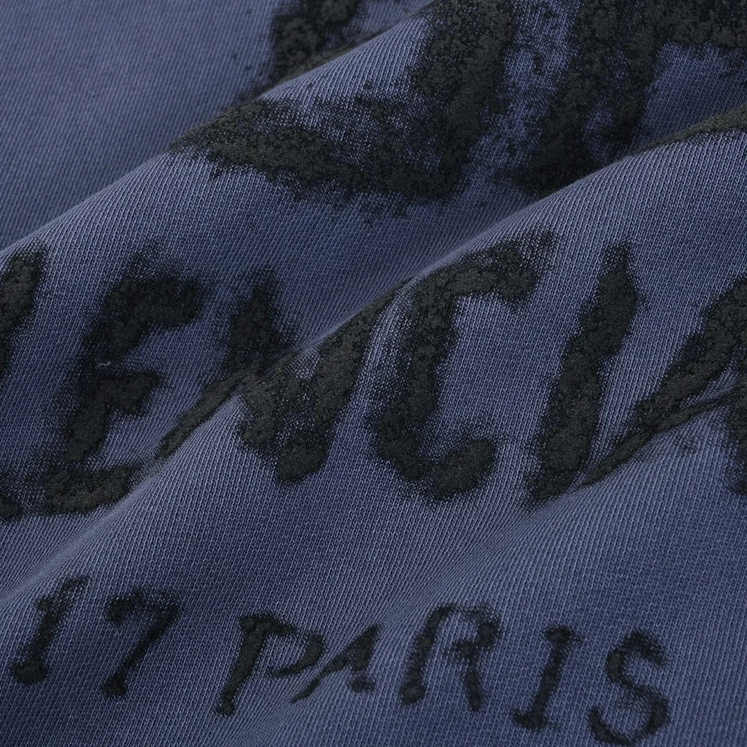 발렌시아가 핸드 드로운 BB 아이콘 후드