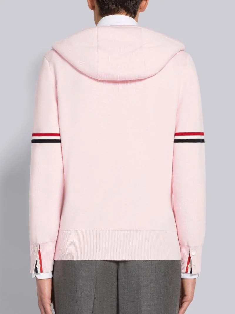 톰브라운 코튼 밀라노 암밴드 후디 핑크