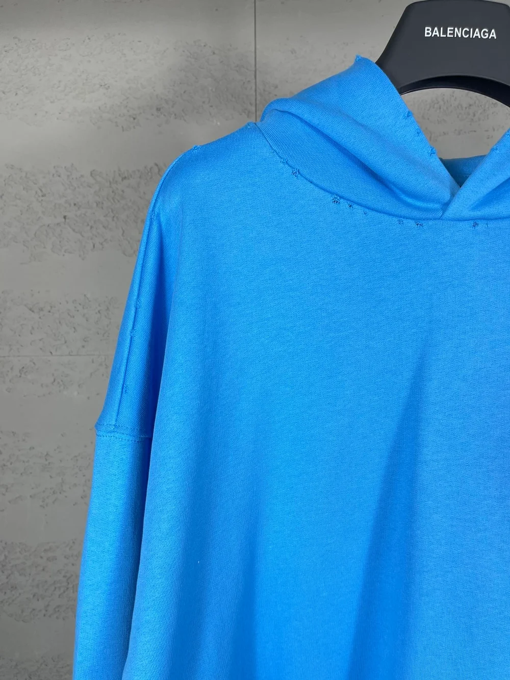 발렌시아가 폴리티컬 캠페인 후드 블루