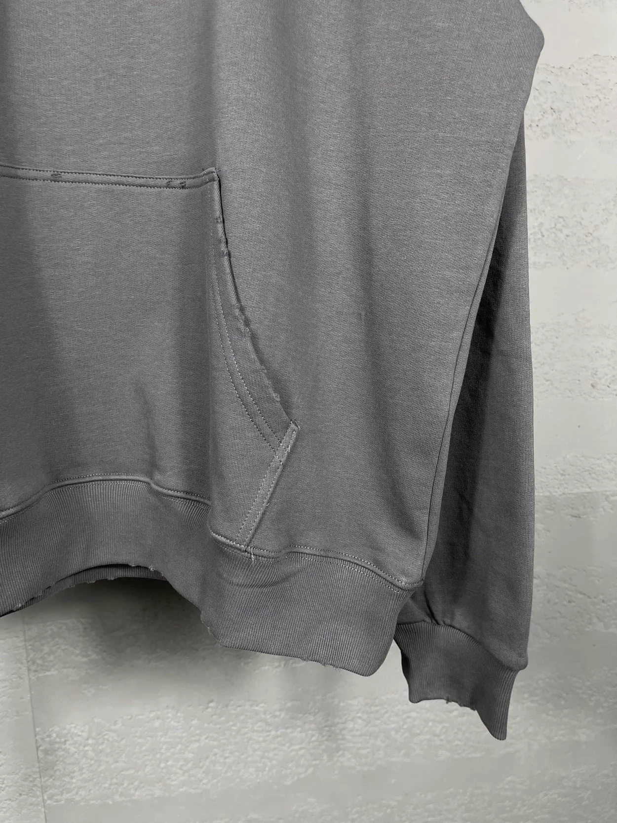 발렌시아가 폴리티컬 캠페인 후드 그레이