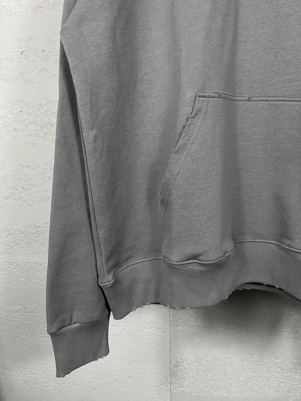 발렌시아가 폴리티컬 캠페인 후드 그레이