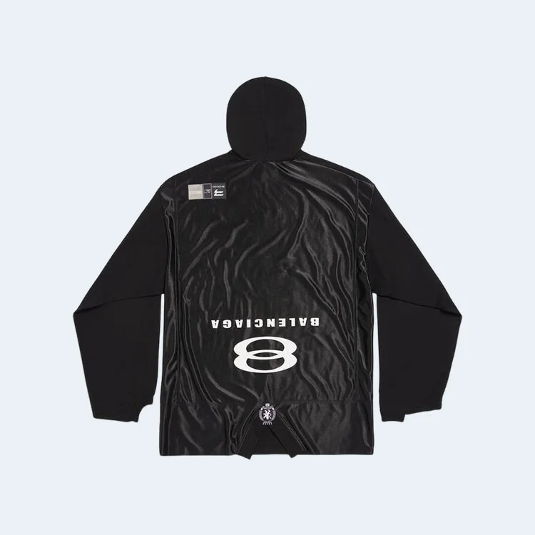 발렌시아가 유니티 스포츠 롱 슬리브 오버사이즈 티셔츠